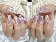 プリュム(plume)/きらきらネイル