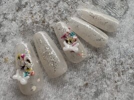 押し花ネイル