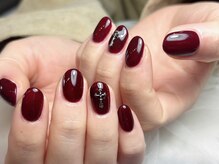 ジョアネイル(JOA Nail)/ワンカラー/ボルドー/クロム
