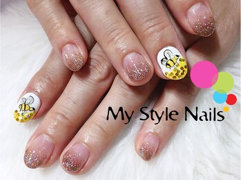 マイ スタイル ネイルズ(My Style Nails)/ラメグラデーションジェル