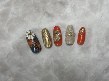 ネイルサロン ネイルクク(Nail KUKU)/1月ゴージャス