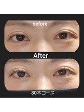 まつげちゃん☆ねいるちゃん/フラットラッシュ80本