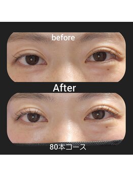 まつげちゃん☆ねいるちゃん/フラットラッシュ80本