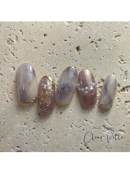 ネイルサロンクリアヴィラ(nail salon clear villa)/Design nuance¥9990