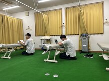 ひろがる接骨院 総社院/院内の1コマ