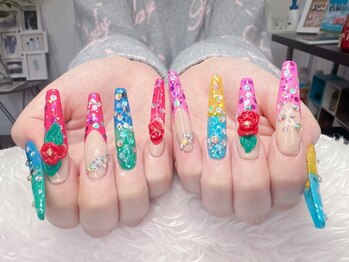 ハリーズ(HARRYS)の写真/持ち込み画像の再現,お任せください♪高技術でお仕上げいたします。育成技術も高く,爪を強化したい方にも◎