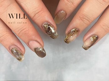 大人上品ニュアンスネイル