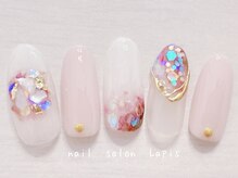 ラピス 自由が丘(Lapis)/アンティーク秋桜インクネイル