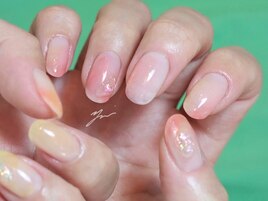 パステルニュアンスネイル