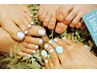 7/13まで☆【FOOT】シンプルコース《オフケア込み》¥7700→￥5000