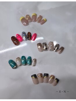 エン(E N)の写真/季節感＆トレンドを取り入れた人気の定額デザインが今だけの特別価格！【選べるデザイン＊オフ込み¥5500】