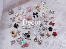 ネイルサロン デコール(NAIL SALON Decor)の雰囲気（パーツやチャームは300種類以上ございますブランド サンリオ◎）