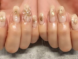 マグネットチーク×ぷっくりお花