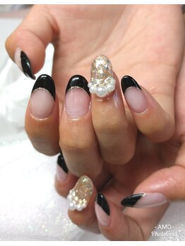 アモ ラブネイルズ(AMO Love nails)/大人フレンチ