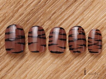 アイネイルズ 吉祥寺店(I nails)/ちぐはぐゼブラネイル[吉祥寺]