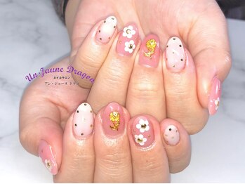 アン ジョーヌドラゴ/【自爪ネイル】お花ネイル