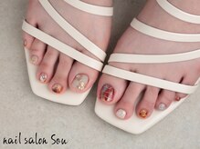 ソウ 西梅田店(Sou)/ニュアンスフットネイル