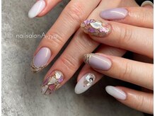 ネイルサロン アージュ(Nail Salon A jyu)の雰囲気（春夏ネイル/マグネットなどトレンド豊富♪持ち込み画像もok☆）