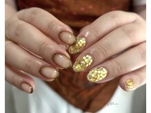 ネイルサロン ティフィン(tiffin)/～クリアな秋ネイル～