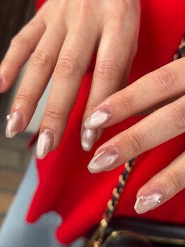 テントヘアー(tent hair)の写真/くすみカラーのワンカラー/マグネット/ニュアンスなど、シンプルだけど「私らしい」ネイルが叶うサロン♪