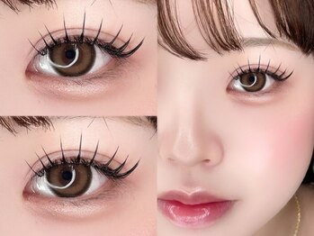 ケーケーエスビューティー(KKS Beauty)の写真/抜群のキープ力！モチの良さが特徴的な話題のLEDマツエク♪KKSなら太さ・長さ・カールの種類も豊富◎