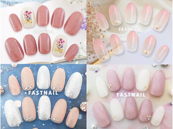 ファストネイル 本厚木駅前店(FAST NAIL)/定額 ¥4860 ◆ シンプルBコース
