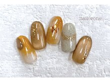 ネイルクローネ(nail crone)/ニュアンスフラワーネイル