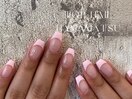 ピンク×フレンチネイル