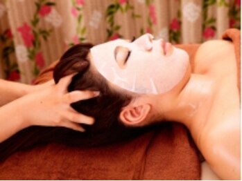 ハワイアンフォレストSpa 草加店/ベッド頭皮リンパマッサージ