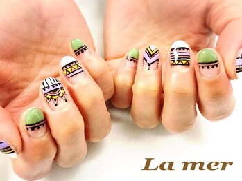 ラメール(La mer)/エスニックネイル★ 8800円