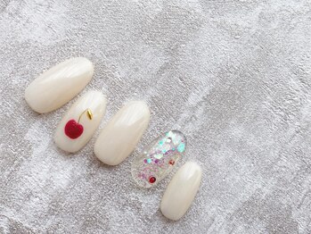 スリー(THREE)/Jun,2021/nail design