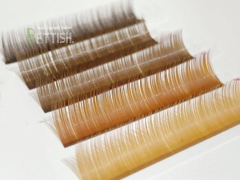 ネイルアイラッシュサロン ベティッシュ 桜木町店(Nail Eyelash Salon BETTISH)の写真/ブラウンMIX＊100本¥4500☆4色の濃淡が違うブラウンを組み合わせたデザインをご提案致します！1色でもOK！