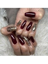 グロウネイル(Glow.Nail)/ボルドーネイル