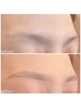 ビビデバビデ(Vivide Vavide)/人気デザイン☆彡平行アーチ眉