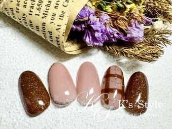 ケーズスタイル バイ キャンアイドレッシー(K's-Style by Can I Dressy)/チェックネイル(定額A)