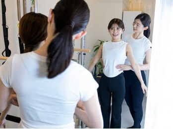 パーソナルマシンピラティス 名古屋栄店の写真/健康的に《姿勢改善&華奢魅せボディメイク》人気の美容エクササイズ法パーソナルマシンピラティスを体験！