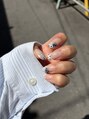 ツキネイル 天王寺店(tuki nail)&nbsp;トレンド♪ブルーベリーネイルに手作りペットパーツ！