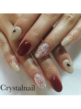 クリスタルネイル ボンベルタ橘店(CRYSTAL NAIL)/シンプルネイル