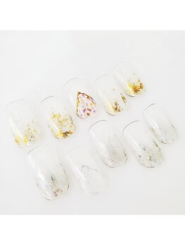 ネイルサロン クイール 小山店(NAIL SALON QUILL)/ホイル＋ジェルアート
