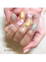 アールローズ(R-rose)/フラワーネイル￥10780