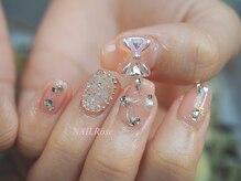 ネイルローズ(NAIL Rose)/ワンホン　リボン　