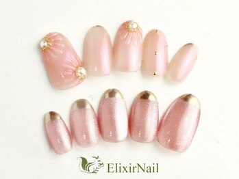 エリクサーネイル 池袋(Elixir Nail)/定額cやり放題/クーポン使用
