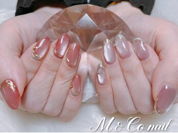 エム アンド コー ネイル(M&Co nail)の写真/【高リピート率店】モチの良さ◎爪だけではなく,指までキレイに魅せる仕上がりが大人気★一度ご来店下さい!