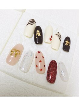 爪屋/バレンタインネイル