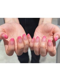ネオンピンクグラデーション