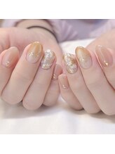 ピオニーネイル(peony nail)/アースカラーのひまわり