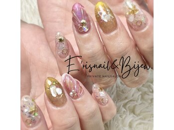 イリスネイル アンド ビジュー(E’risnail&Bijew.)/マーメイドネイル