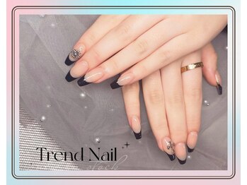 トレンドネイルスタジオ(Trend Nail Studio)/クールなブラックフレンチ