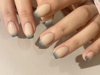 ジュイール ネイル 千葉店(Jouir nail)/じんわりブルーグラデ