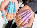 ★パステルヒョウ柄ネイル★